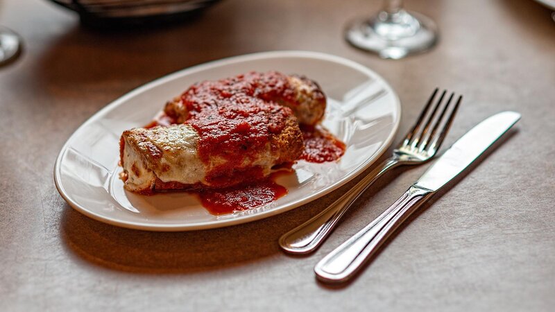 Eggplant rollatini entree